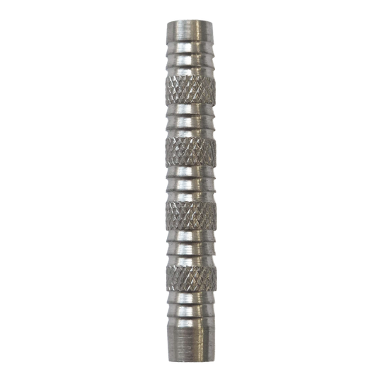 Fléchettes souples McDart Knurled Shark - 18 g Abgebildet ist das Produkt McDart Knurled Shark Softdart Barrels - 18g. Das Bild zeigt einen strukturierten Softdart-Barrel.