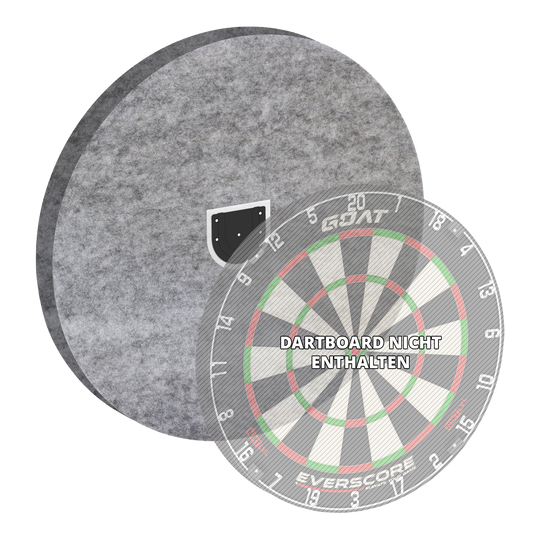 Système d'insonorisation GOAT Silencer Veil Das Bild zeigt das GOAT Silencer Veil Dampening Schallschutz System. Es ist ein Produkt zur Geräuschdämmung beim Dartspielen.