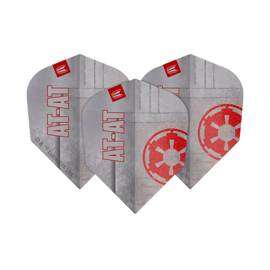 Dies ist ein Target Star Wars Pro Ultra AT-AT No6 Flights Produkt. Es handelt sich um Flight-Flügel für Darts im Star Wars Design.