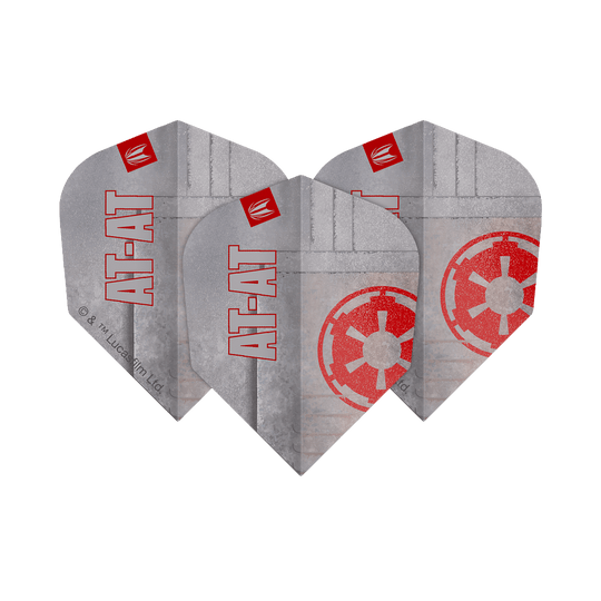Cible Star Wars Pro Ultra AT-AT No6 Vols Dies ist ein Target Star Wars Pro Ultra AT-AT No6 Flights Produkt. Es handelt sich um Flight-Flügel für Darts im Star Wars Design.