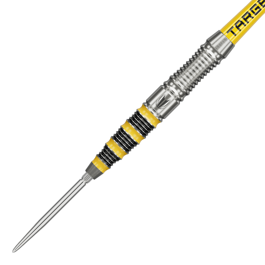 Fléchettes en acier Target Buzz 03 Swiss Points Zu sehen sind die Target Buzz 03 Swiss Points Steeldarts. Sie eignen sich ideal für ambitionierte Dartspieler.