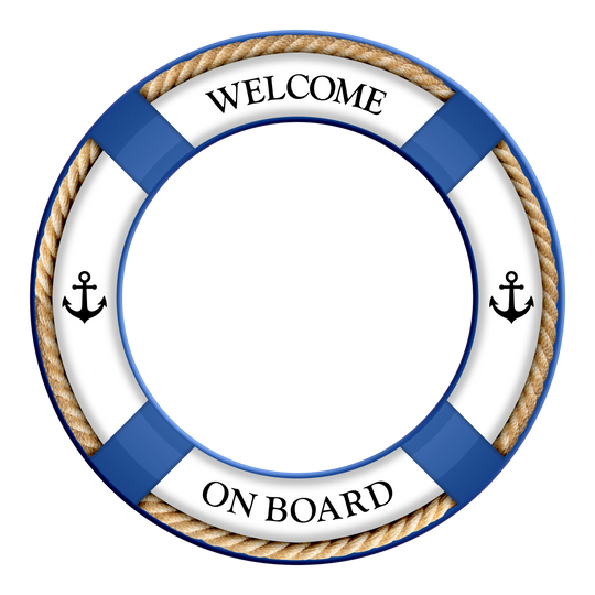 Cadre de cible McDart On Board - Avec texte personnalisé Das Bild zeigt ein Produkt mit dem Namen MSF-G1_McDart_OnBoard_Dartboard_Surround_Blau_2. Es ist wahrscheinlich Zubehör für ein Dartboard in Blau.