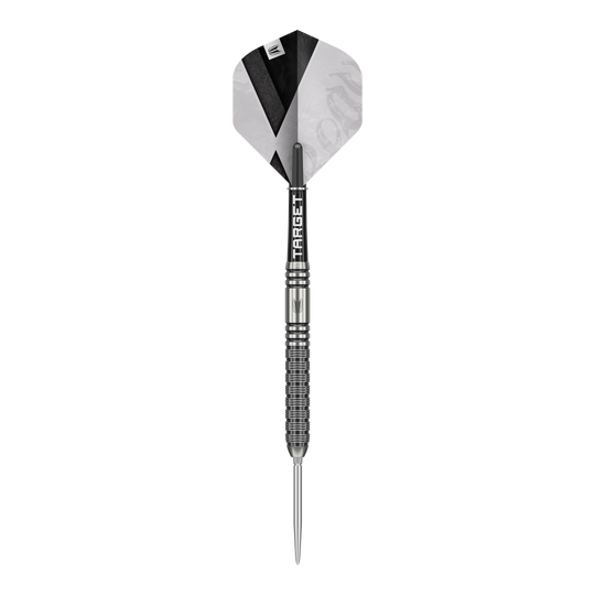 Fléchettes en acier Target Beau Greaves GEN1 Swiss Point Abgebildet sind die Target Beau Greaves GEN1 Swiss Point Steeldarts. Die Darts liegen nebeneinander und zeigen das Design des Modells.