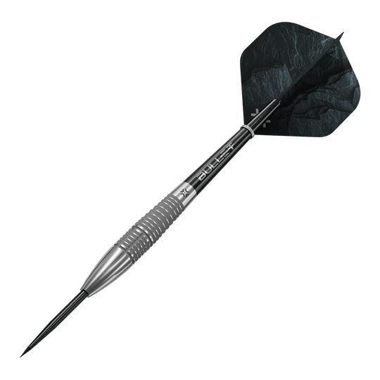Fléchettes en acier Bullet Monolith Dieses Bild zeigt die Bullet Monolith Steel Darts. Die Darts sind für das Steeldart-Spiel entwickelt.