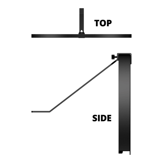Système d'éclairage LED Mission Torus 120 - Noir Abgebildet ist das Mission Torus 120 LED Beleuchtungssystem in Schwarz. Das System eignet sich zur optimalen Beleuchtung für Dartboards.