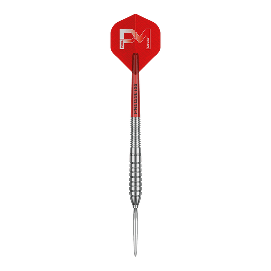 Fléchettes en acier Precise 180 Paul Meyer Version 1 Abbildung der Precise 180 Paul Meyer Version 1 Steeldarts. Diese Darts sind für präzises Werfen konzipiert.