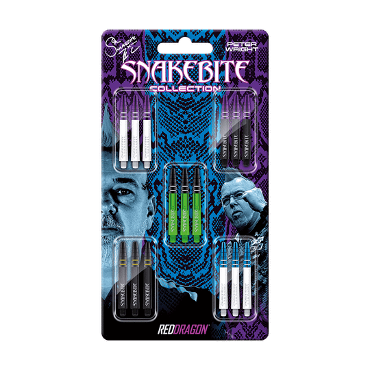 Red Dragon Peter Wright Snakebite Shaft Card Intermédiaire