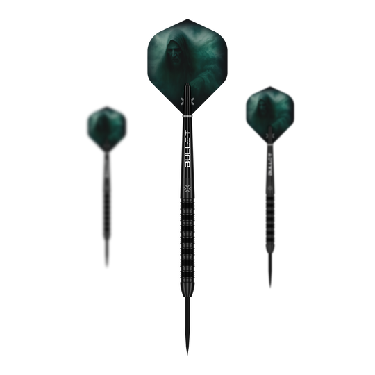 fléchettes en acier Bullet Shadow Abgebildet ist das Set Bullet Shadow Steeldarts. Das Set besteht aus mehreren Steeldarts mit elegantem Aussehen.