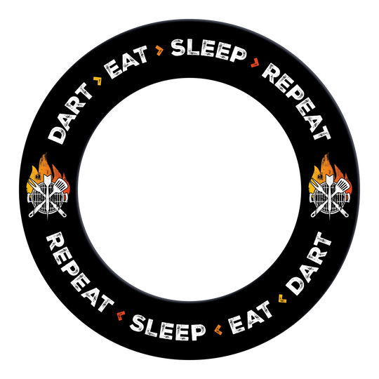 McDart Dartboard Surround - Dart Eat Sleep Répétition