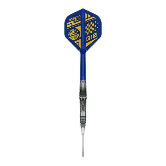 Fléchettes en acier Target Japan Rising Sun GEN 10.5 Swiss Point Abgebildet ist das Produkt Target Japan Rising Sun GEN 10.5 Swiss Point Steeldarts. Die Darts sind ideal für ambitionierte Spieler geeignet.