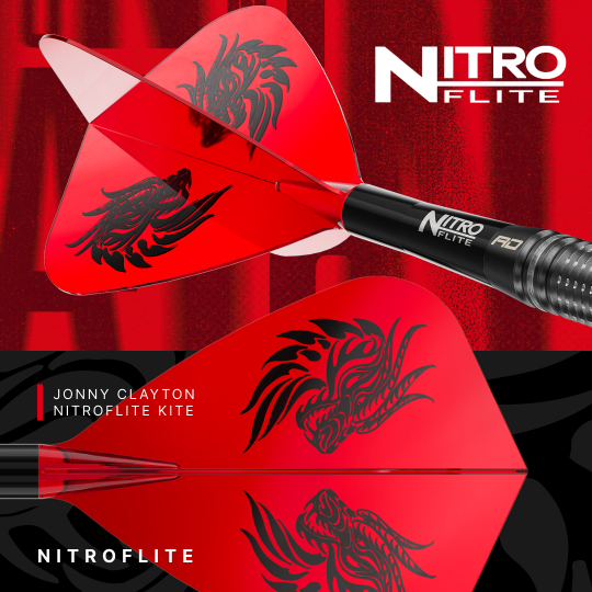 Fléchettes en acier Red Dragon Jonny Clayton RD-PRO Switch Point Abgebildet sind Red Dragon Jonny Clayton RD-PRO Switch Point Steeldarts. Die Dartpfeile werden detailliert und aus der Nähe gezeigt.