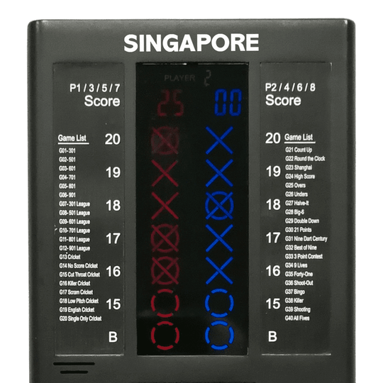 Compteur de fléchettes XQMax Singapour