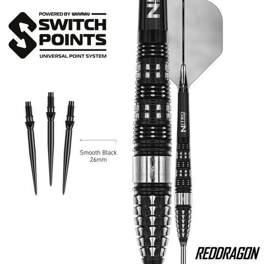 Fléchettes en acier Red Dragon Recon Torpedo Hier sind die Red Dragon Recon Torpedo Steeldarts - 23g abgebildet. Die Steeldarts werden in einer anderen Ansicht präsentiert.