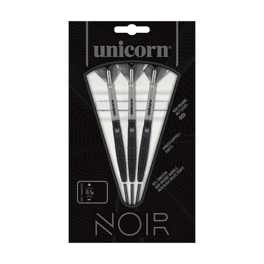 Fléchettes en acier Unicorn Noir Style 2