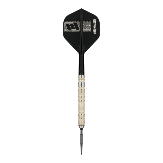 Fléchettes en acier à pointe suisse Target Dimitri Van Den Bergh 95K Zu sehen sind die Target Dimitri Van Den Bergh 95K Swiss Point Steeldarts. Die Abbildung gibt einen Eindruck vom Produktdesign.