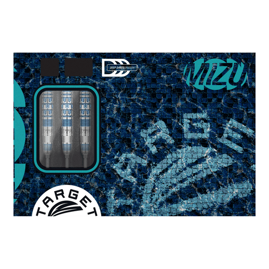Fléchettes en acier Target Japan Mizu Series 03 Swiss Point Auf dem Foto sind die Target Japan Mizu Series 03 Swiss Point Steeldarts zu sehen. Sie zeichnen sich durch ein elegantes Design aus.
