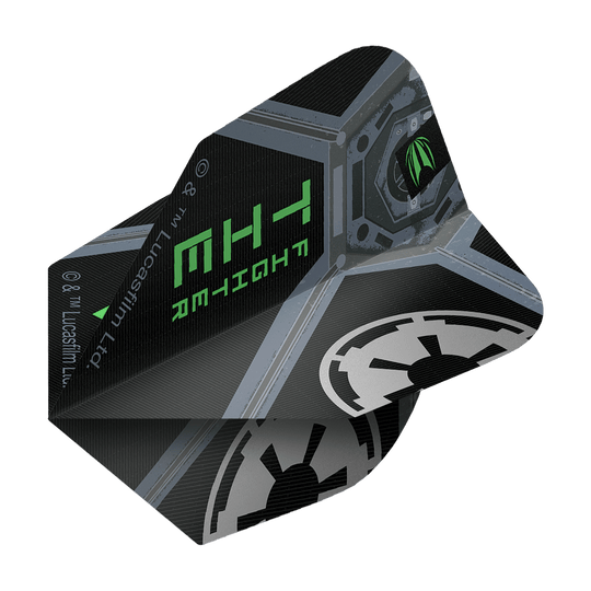 Cible Star Wars ProUltra Tie Fighter No6 Vols Target Star Wars ProUltra Tie Fighter No6 Flights. Diese Dart-Flights zeigen ein Star Wars Tie Fighter Design.
