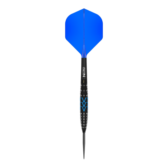 Das Bild zeigt die Red Dragon AMP Torpedo Switch Point Steeldarts. Dies sind hochwertige Steeldarts mit spezieller Torpedo-Form.