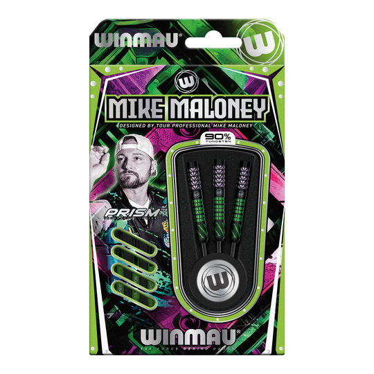Fléchettes en acier Winmau Mike Maloney Zu sehen sind Winmau Mike Maloney Steeldarts. Dieses Dart-Set ist für den professionellen Gebrauch gedacht.