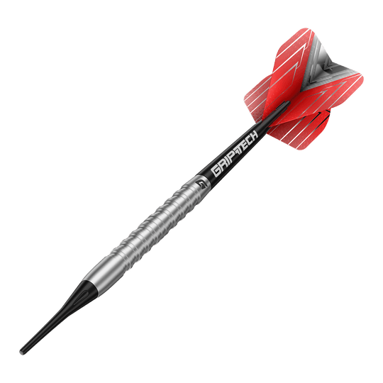 Fléchettes souples GOAT Podium Silver - 18 g Abgebildet sind die GOAT Podium Silver Softdarts mit einem Gewicht von 18g. Die silbernen Darts sind speziell für das Softdart-Spiel entwickelt.