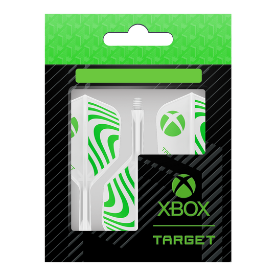 Target Xbox K-Flex No6 Flights - Blanc Das Bild zeigt die Target Xbox K-Flex No6 Flights - Weiß. Die Flights sind weiß und eignen sich für verschiedene Dartpfeile.