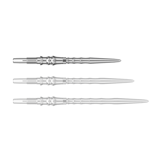 Pointes de fléchettes Target Japan Premium Swiss Point - Argent Das Bild zeigt Dartspitzen in Silber. Die Datei heißt "340379_Target_Japan_Premium_SwissPoint_Dartspitzen_Silber_30mm_1".