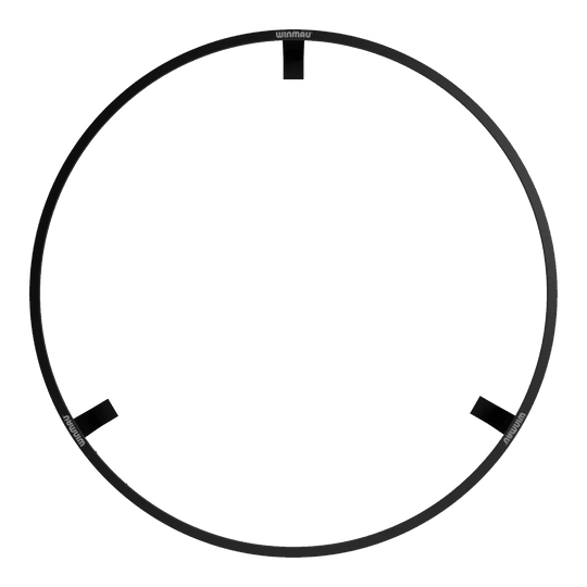 ENSEMBLE Winmau Plasma LED éclairage et surround Das Bild zeigt das Winmau Plasma LED Beleuchtung und Surround Bundle. Es handelt sich um einen runden LED-Leuchtring, der für Dartboards verwendet wird.