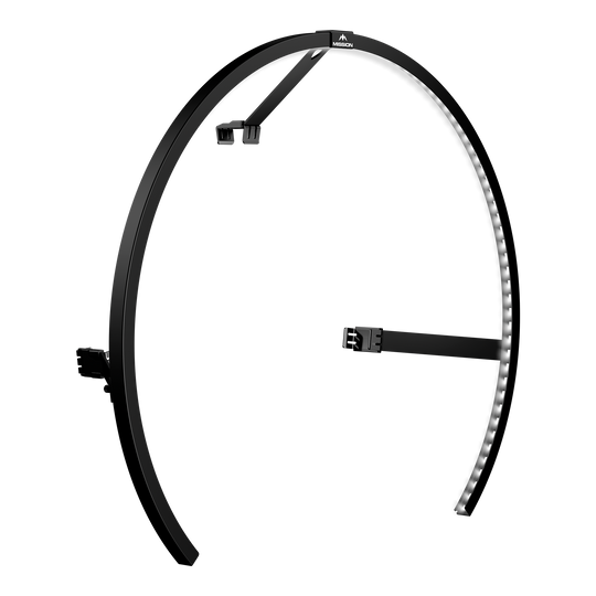 Éclairage LED pour cible de fléchettes Mission Torus 270 - Noir Mission Torus 270 LED Dartboard Beleuchtung - Schwarz. Diese schwarze LED-Beleuchtung sorgt für optimale Sicht beim Dartspielen.