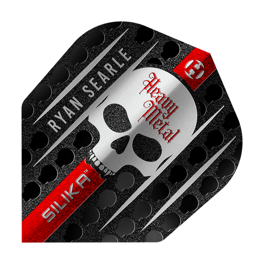 Harrows Silica Ryan Searle Série 3 N°6 Vols Dies ist ein Bild von Harrows Silika Ryan Searle Series 3 No6 Flights. Das Produkt zeigt spezielle Dart-Flights aus einer limitierten Serie.