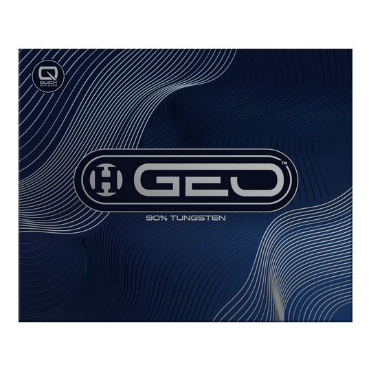 Abgebildet sind Harrows GEO Torpedo Quick Point Steeldarts. Diese Steeldarts zeichnen sich durch ihr modernes Design aus.