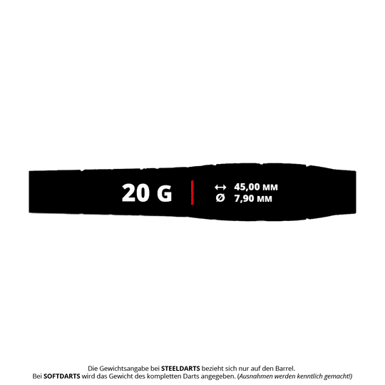 Fléchettes souples Caliburn Starships Series Falcon - 20 g Auf dem Bild sind die Caliburn Starships Series Falcon Softdarts - 20g abgebildet. Die Softdarts eignen sich ideal für ambitionierte Spieler und verfügen über eine hochwertige Verarbeitung.