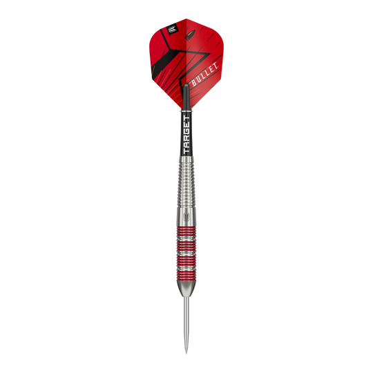 Coffret de 100 fléchettes en acier laiton Target Stephen Bunting Bullet - 22 g