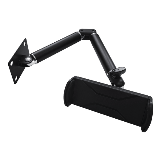 Support mural pour tablette McDart TABFlex avec bras flexible Dies ist die McDart TABFlex Tablet Wandhalterung mit flexiblem Arm. Sie ermöglicht eine stabile Befestigung eines Tablets an der Wand und kann flexibel ausgerichtet werden.