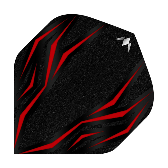 Mission Lava Red n° 6 Vols Mission Lava Red No6 Flights sind auf diesem Bild abgebildet. Die Flights sind in Rot und werden für Dartpfeile verwendet.