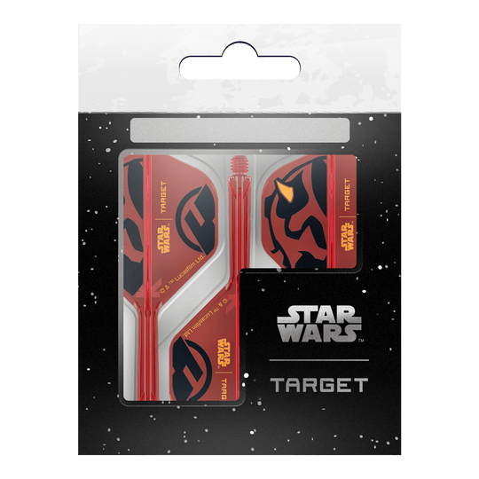 Target Star Wars K-Flex Darth Maul No2 Ailettes standard Target Star Wars K-Flex Darth Maul No2 Standard Flights Darts-Flights mit Darth Maul Design im Standardformat. Perfekt geeignet für Star Wars Liebhaber.