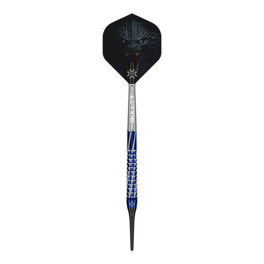 Fléchettes souples Bullet Hydra - 20 g Bullet Hydra Softdarts - 20g Darts sind einzeln abgebildet. Man erkennt gut die Oberfläche und die Details des Softdarts.