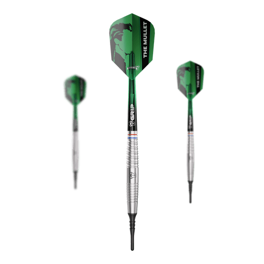 Fléchettes souples Bulls Danny Jansen - 20 g Das Bild stellt ein Set der Bulls Danny Jansen Softdarts mit 20g dar. Ideal für Dartspieler, die leichte Softdarts bevorzugen.