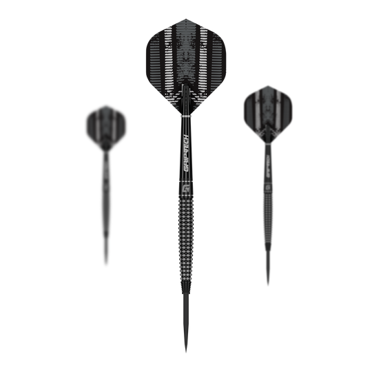 Fléchettes en acier GOAT Sprocket MKII Torpedo Zu sehen ist ein Set der GOAT Sprocket MKII Torpedo Steeldarts. Das Dart-Set überzeugt durch Qualität und Langlebigkeit.