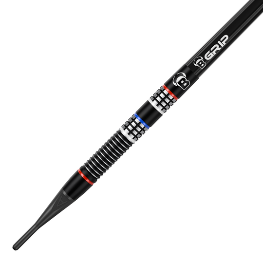 Fléchettes souples Bulls Cor Dekker The Sheriff - 20 g Gezeigt werden Bulls Cor Dekker The Sheriff Softdarts - 20g. Die Softdarts sind ideal für fortgeschrittene Dartsportler und Sammler.