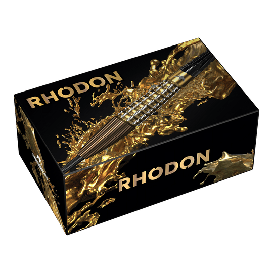 Fléchettes en acier Mission Rhodon - 23 g Hier ist das Produkt Mission Rhodon Steeldarts - 23g abgebildet. Die Steeldarts eignen sich ideal für Wettkämpfe und Training.