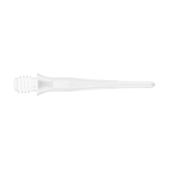 Pointes de fléchettes souples Caliburn 2BA blanches - Paquet de 50 Gezeigt werden Caliburn 2BA Softdartspitzen in Weiß als praktischer 50er Pack. Diese weißen Softdartspitzen sind für viele Darts geeignet.