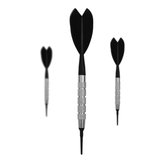 Fléchettes McDart en laiton argenté - Fléchettes souples - 18 g Fléchettes McDart en laiton argenté - Fléchettes souples - 18 g
