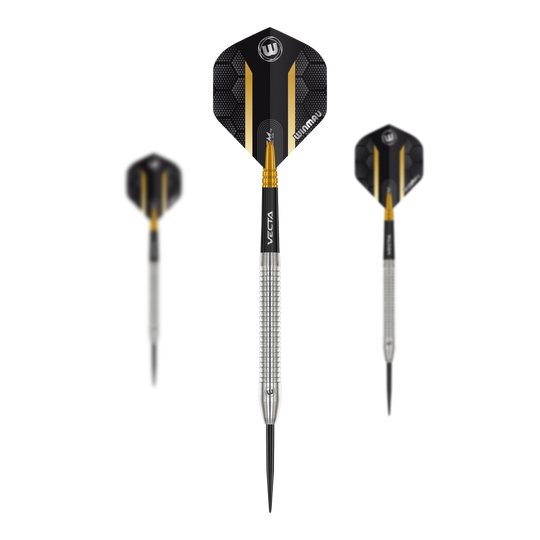 Fléchettes en acier Winmau Team 360 Jack Nankervis - 24 g Dies ist ein Set der Winmau Team 360 Jack Nankervis Steeldarts - 24g. Die Abbildung zeigt das komplette Dart-Set.