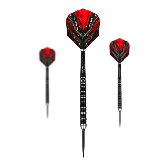 Fléchettes en acier Harrows Supergrip Ultra Quick Point Fléchettes en acier Harrows Supergrip Ultra Quick Point