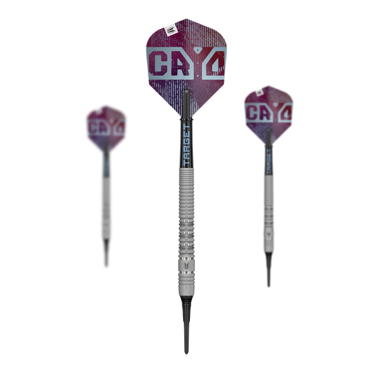 Fléchettes souples Target Cryo 11 Auf dem Bild sieht man das Set der Target Cryo 11 Softdarts. Das Produkt eignet sich für Präzision und Spaß beim Darten.