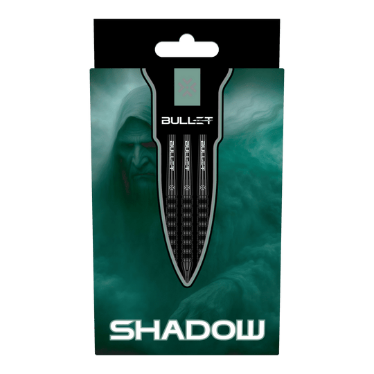 Hier sieht man die Bullet Shadow Softdarts - 20g. Sie sind optimal für Softdart-Spiele geeignet.