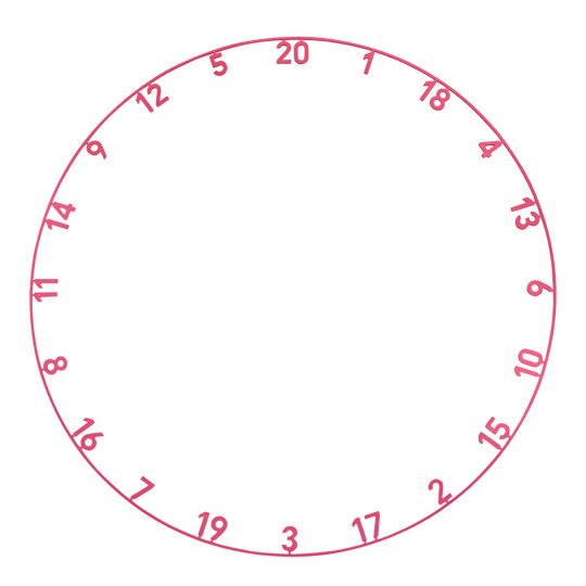 Cible de fléchettes Precise 180 Endorphine Steel avec anneau numéroté - Rose cyber Abgebildet ist das Precise 180 Endorphine Steeldartboard mit Nummernring in Cyber Pink. Das Dartboard eignet sich ideal für Profi- und Freizeitspieler.