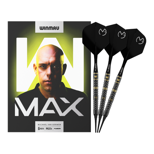 Winmau Michael Van Gerwen W-MAX fléchettes souples - 18g