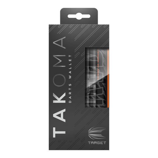 Étui à fléchettes Takoma Ghost Series Raymond Van Barneveld Das Bild zeigt das Takoma Ghost Series Raymond Van Barneveld Dartcase. Es handelt sich um ein spezielles Dart-Etui für Dartzubehör.