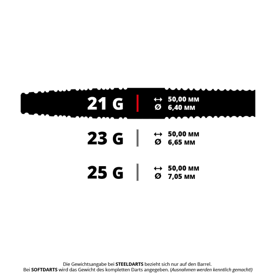 Fléchettes en acier naturel Mission Cam Crabtree Das Bild zeigt einen Steeldart namens Mission Cam Crabtree Natural mit einem Gewicht von 21 Gramm. Der Dart liegt auf einer hellen Fläche.